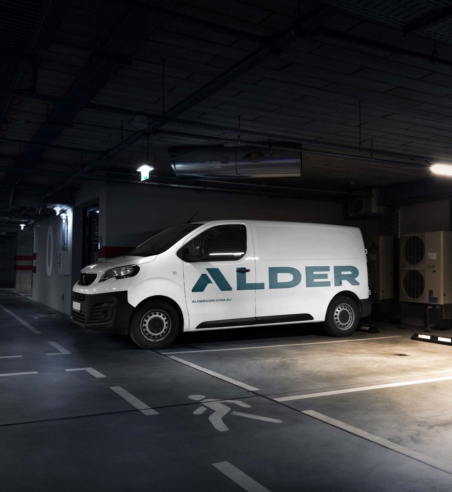 Alder Van Mockup