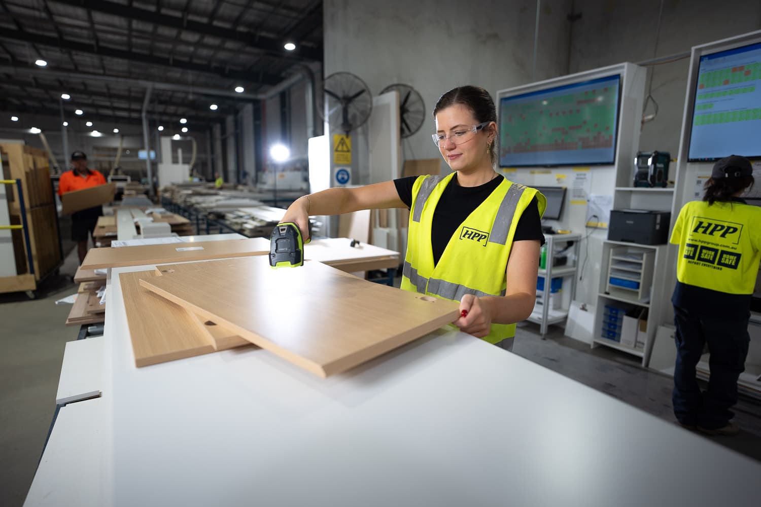 HPP Employee Working in the factory