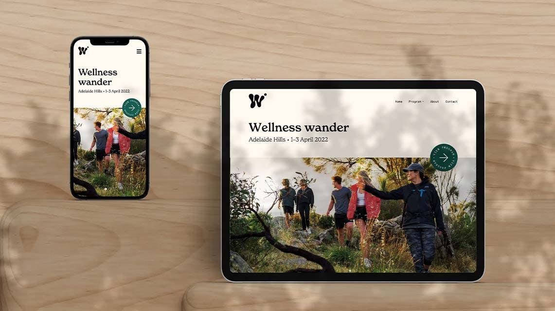 Web Design for Wellness Wander