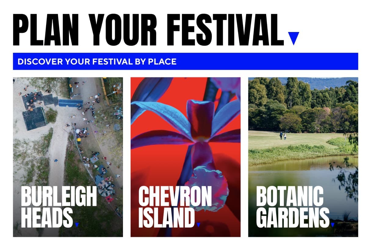 Bleach* Festival Plan your Festival page mockup