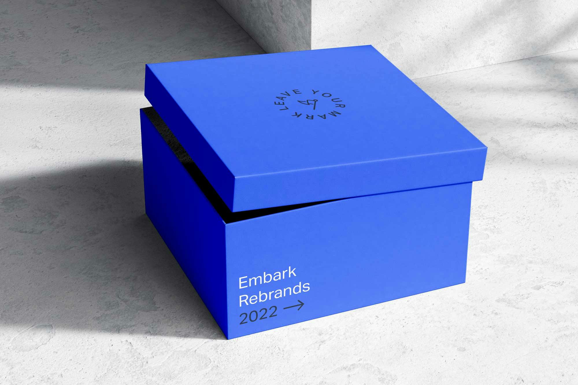 Box with our favourite business rebrands of 2022