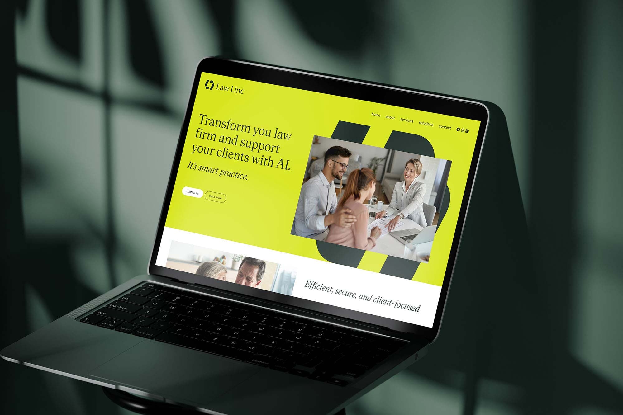 Law Linc Laptop Mockup